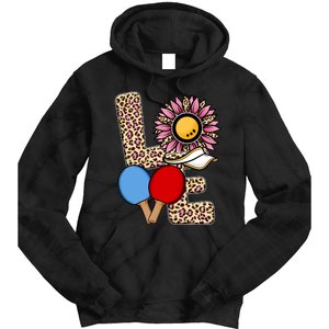 Ping Pong T Shirts Love Table Tennis Leopard Sunflower Graphic Plus Size Tie Dye Hoodie