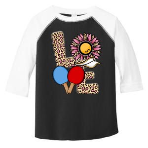 Ping Pong T Shirts Love Table Tennis Leopard Sunflower Graphic Plus Size Toddler Fine Jersey T-Shirt