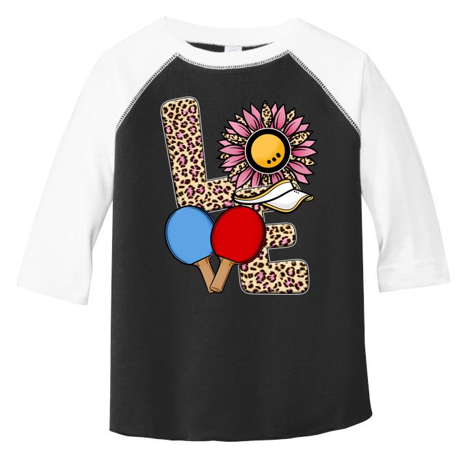 Ping Pong T Shirts Love Table Tennis Leopard Sunflower Graphic Plus Size Toddler Fine Jersey T-Shirt