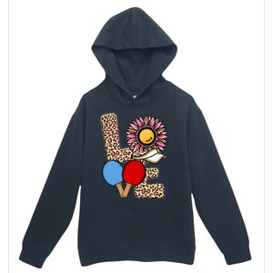 Ping Pong T Shirts Love Table Tennis Leopard Sunflower Graphic Plus Size Urban Pullover Hoodie