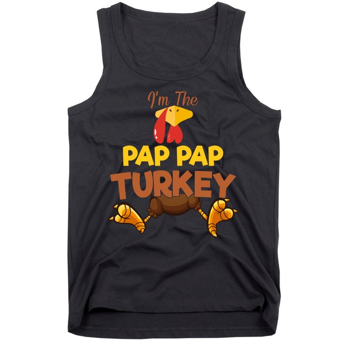 Pap Pap Turkey Matching Family Group Thanksgiving Gifts  Tank Top