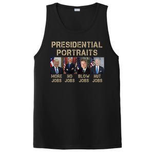 Presidential Portraits Trump More Jobs Funny Political PosiCharge Competitor Tank