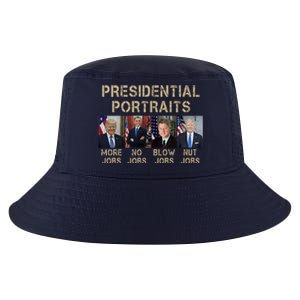 Presidential Portraits Trump More Jobs Funny Political Cool Comfort Performance Bucket Hat