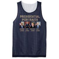 Presidential Portraits Trump More Jobs Funny Political Mesh Reversible Basketball Jersey Tank