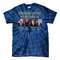 Presidential Portraits Trump More Jobs Funny Political Tie-Dye T-Shirt