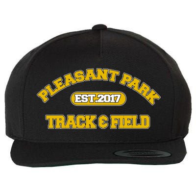 Pleasant Park Track And Field Wool Snapback Cap