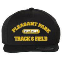 Pleasant Park Track And Field Wool Snapback Cap