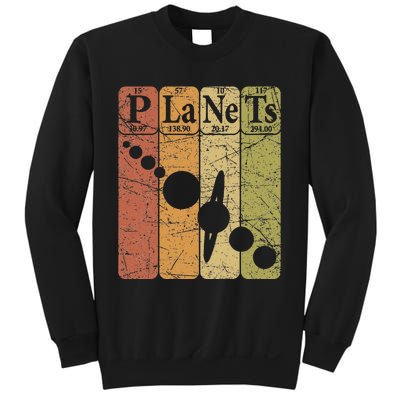 Planets Periodic Table Elements Solar System Planets Sweatshirt