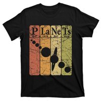 Planets Periodic Table Elements Solar System Planets T-Shirt