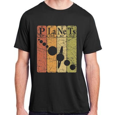 Planets Periodic Table Elements Solar System Planets Adult ChromaSoft Performance T-Shirt