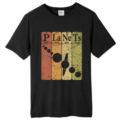 Planets Periodic Table Elements Solar System Planets Tall Fusion ChromaSoft Performance T-Shirt