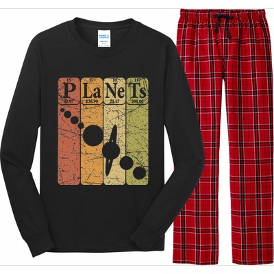 Planets Periodic Table Elements Solar System Planets Long Sleeve Pajama Set