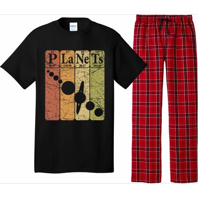 Planets Periodic Table Elements Solar System Planets Pajama Set