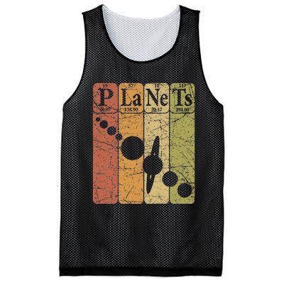 Planets Periodic Table Elements Solar System Planets Mesh Reversible Basketball Jersey Tank