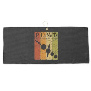 Planets Periodic Table Elements Solar System Planets Large Microfiber Waffle Golf Towel