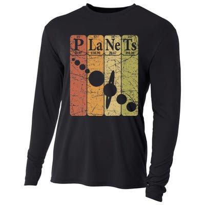 Planets Periodic Table Elements Solar System Planets Cooling Performance Long Sleeve Crew