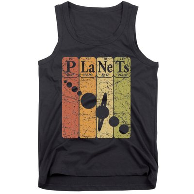 Planets Periodic Table Elements Solar System Planets Tank Top