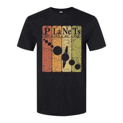 Planets Periodic Table Elements Solar System Planets Softstyle CVC T-Shirt