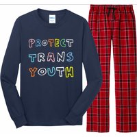 Protect Protect Transg Lgbt Pride Long Sleeve Pajama Set