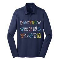 Protect Protect Transg Lgbt Pride Silk Touch Performance Long Sleeve Polo