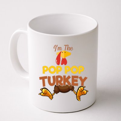 Pop Pop Turkey Matching Family Group Thanksgiving Gifts  Coffee Mug