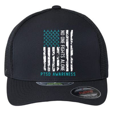 PTSD Post Traumatic Stress Disorder Awareness Support Flexfit Unipanel Trucker Cap