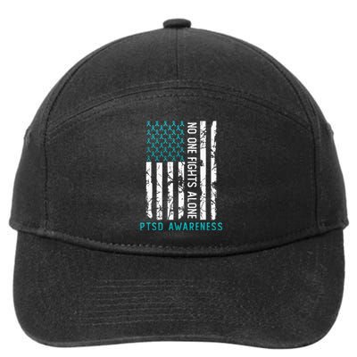 PTSD Post Traumatic Stress Disorder Awareness Support 7-Panel Snapback Hat