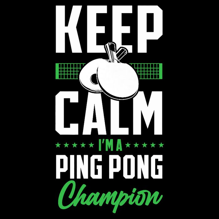 Ping Pong Table Tennis Keep Calm I'M A Ping Pong Champion Premium City Backpack