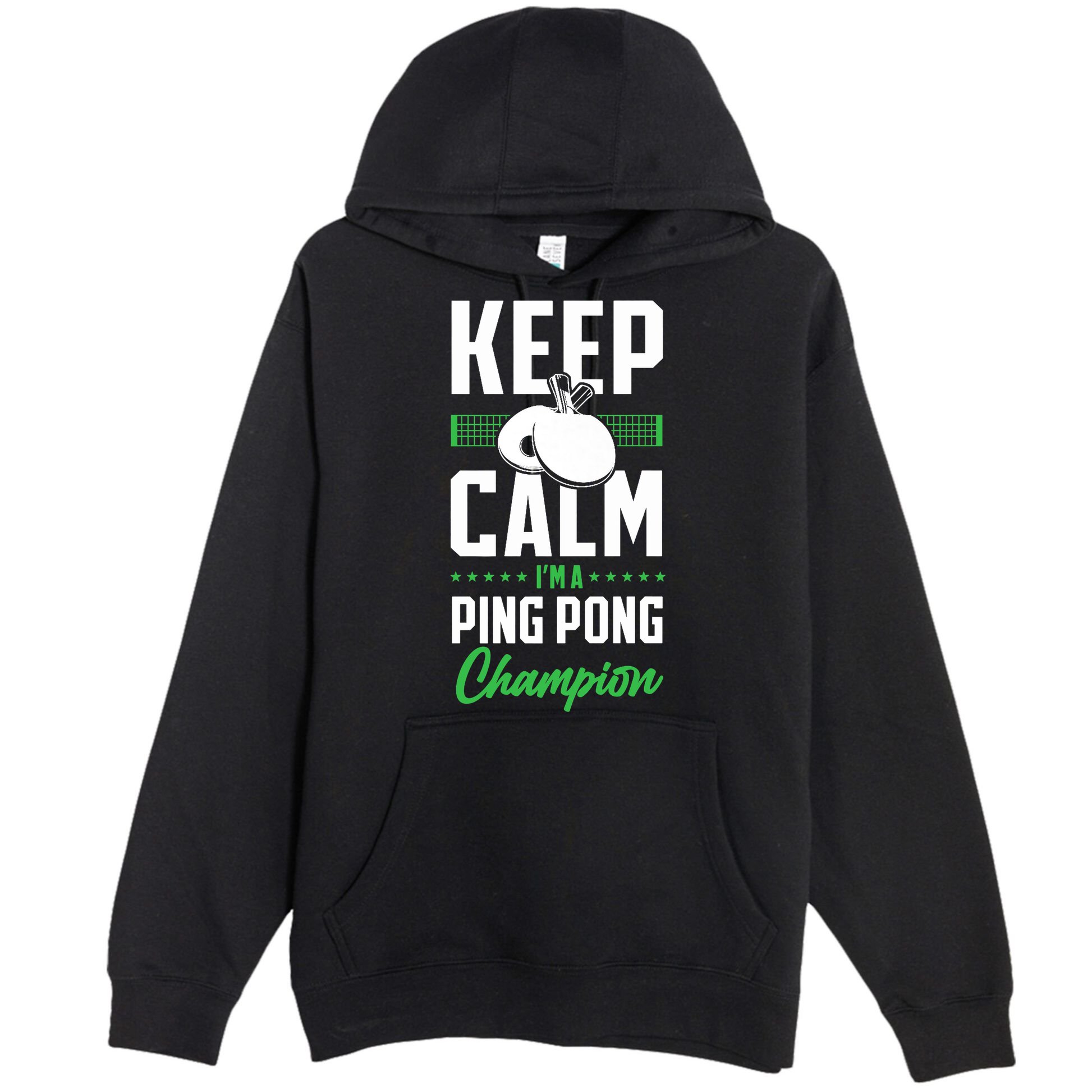 Ping Pong Table Tennis Keep Calm I'M A Ping Pong Champion Premium Premium Pullover Hoodie