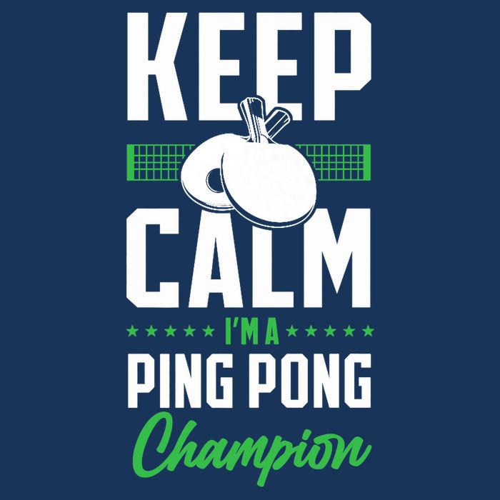 Ping Pong Table Tennis Keep Calm I'M A Ping Pong Champion Premium Youth Performance Sprint T-Shirt