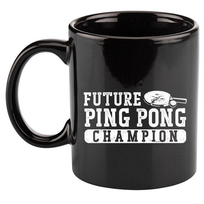 Ping Pong Table Tennis Future Ping Pong Champion 11oz C Handle Ceramic Mug