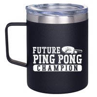 Ping Pong Table Tennis Future Ping Pong Champion 12oz Stainless Steel Coffee Mug