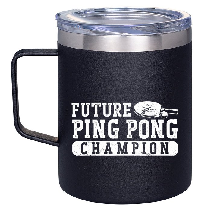 Ping Pong Table Tennis Future Ping Pong Champion 12oz Stainless Steel Coffee Mug