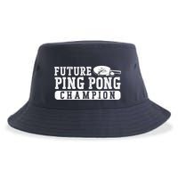Ping Pong Table Tennis Future Ping Pong Champion Sustainable Bucket Hat