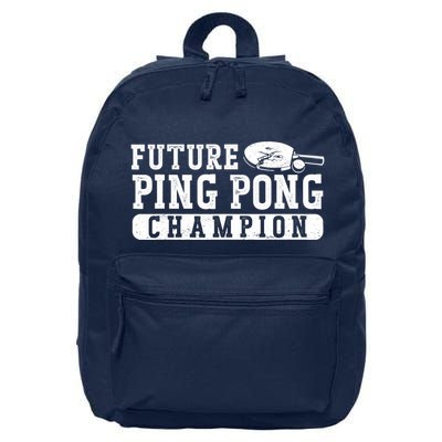 Ping Pong Table Tennis Future Ping Pong Champion 16 in Basic Backpack