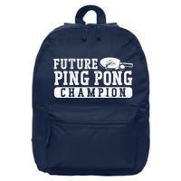 Ping Pong Table Tennis Future Ping Pong Champion 16 in Basic Backpack