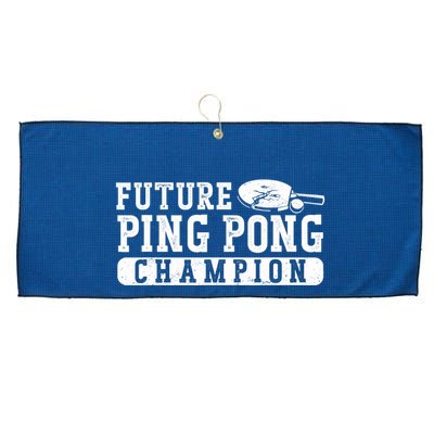 Ping Pong Table Tennis Future Ping Pong Champion Large Microfiber Waffle Golf Towel