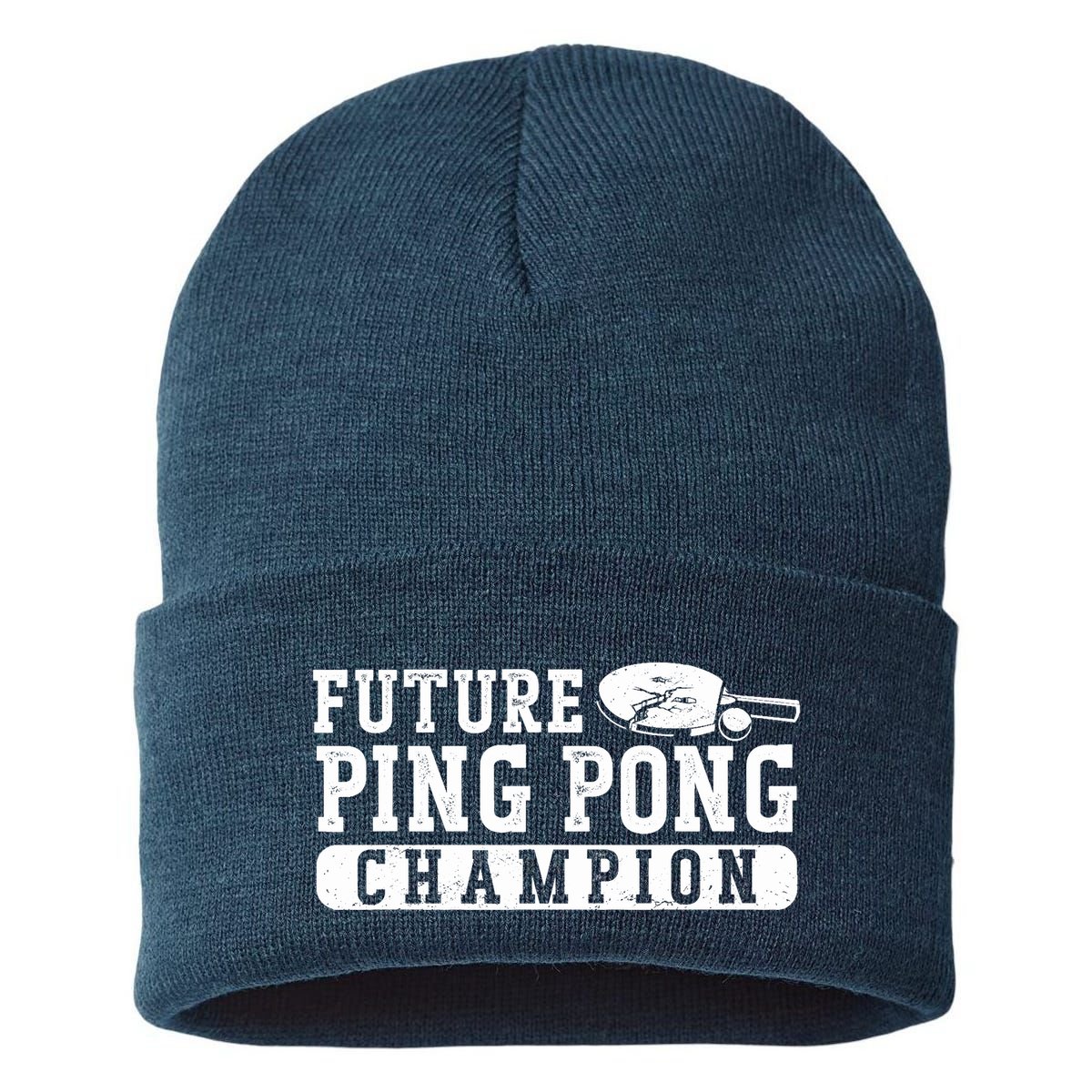 Ping Pong Table Tennis Future Ping Pong Champion Sustainable Knit Beanie