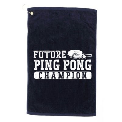 Ping Pong Table Tennis Future Ping Pong Champion Golf Towel