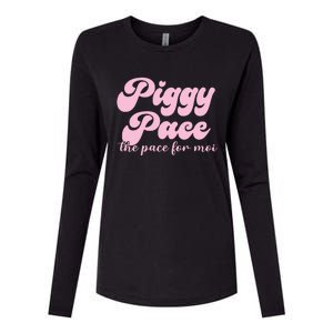 Piggy Pace The Pace For Moi Miss Piggy Inspired Race Womens Cotton Relaxed Long Sleeve T-Shirt