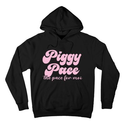 Piggy Pace The Pace For Moi Miss Piggy Inspired Race Hoodie