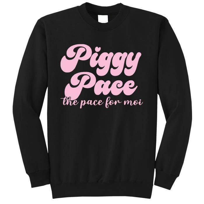 Piggy Pace The Pace For Moi Miss Piggy Inspired Race Sweatshirt