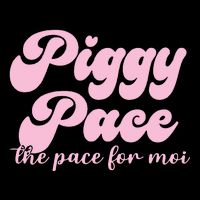 Piggy Pace The Pace For Moi Miss Piggy Inspired Race Drawstring Bag