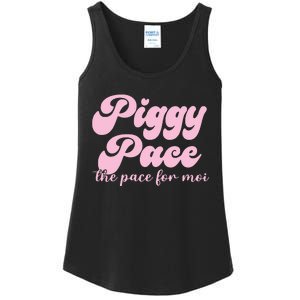 Piggy Pace The Pace For Moi Miss Piggy Inspired Race Ladies Essential Tank