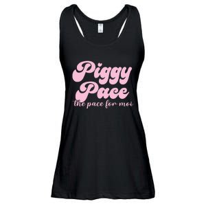 Piggy Pace The Pace For Moi Miss Piggy Inspired Race Ladies Essential Flowy Tank