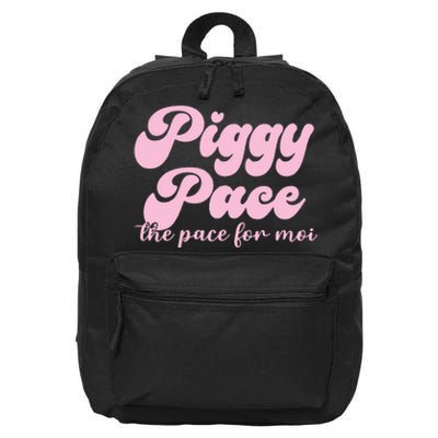 Piggy Pace The Pace For Moi Miss Piggy Inspired Race 16 in Basic Backpack