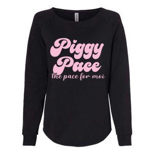 Piggy Pace The Pace For Moi Miss Piggy Inspired Race Womens California Wash Sweatshirt