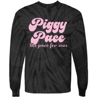 Piggy Pace The Pace For Moi Miss Piggy Inspired Race Tie-Dye Long Sleeve Shirt