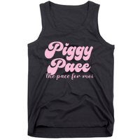 Piggy Pace The Pace For Moi Miss Piggy Inspired Race Tank Top