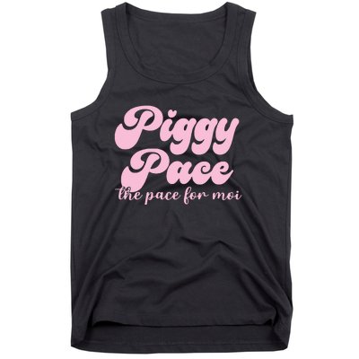 Piggy Pace The Pace For Moi Miss Piggy Inspired Race Tank Top